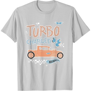image:imageHot Wheels  Turbo Charged TShirtSilver Grey