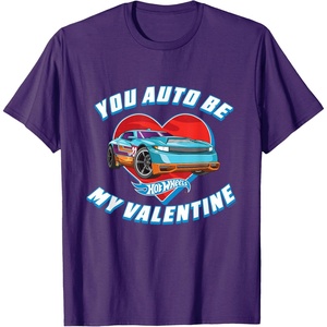 image:imageHot Wheels  Unisex Kids Valentine TShirt Black SmallPurple
