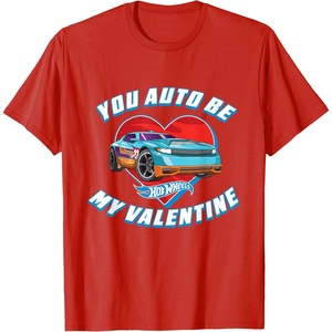 image:imageHot Wheels  Unisex Kids Valentine TShirt Black SmallRed