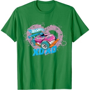 image:imageHot Wheels  XOXO Pink Heart TShirtKelly Green