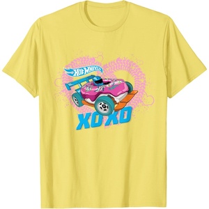 image:imageHot Wheels  XOXO Pink Heart TShirtLemon Yellow