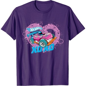 image:imageHot Wheels  XOXO Pink Heart TShirtPurple