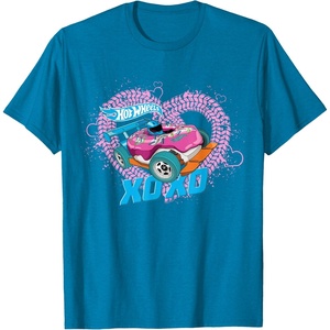 image:imageHot Wheels  XOXO Pink Heart TShirtSapphire Blue