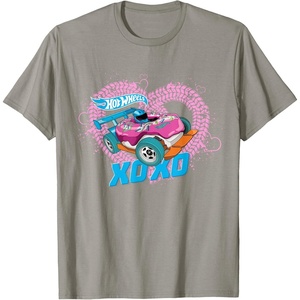 image:imageHot Wheels  XOXO Pink Heart TShirtSlate Grey