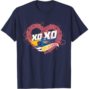image:imageHot Wheels  XOXO Red Heart TShirtNavy Blue