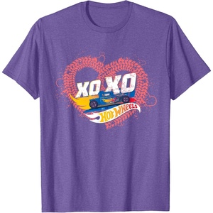 image:imageHot Wheels  XOXO Red Heart TShirtPurple Heather