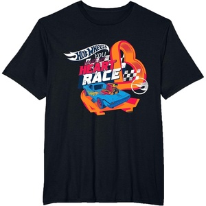 image:imageHot Wheels  You Make My Heart Race Orange Heart Loop TShirtBlack