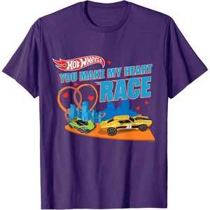 image:imageHot Wheels  You Make My Heart Race TShirtPurple