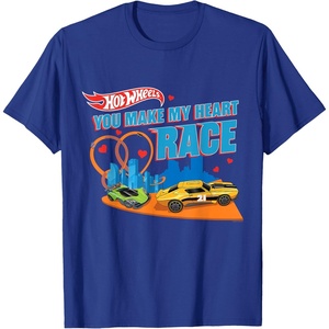 image:imageHot Wheels  You Make My Heart Race TShirtRoyal Blue
