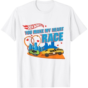 image:imageHot Wheels  You Make My Heart Race TShirtWhite