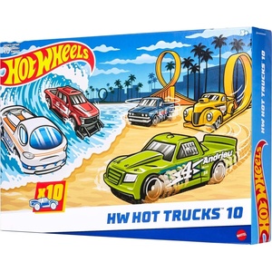 image:imageHot Wheels 10Pack of Toy Race Cars Styles May Vary10Pack Trucks 2024 Mix