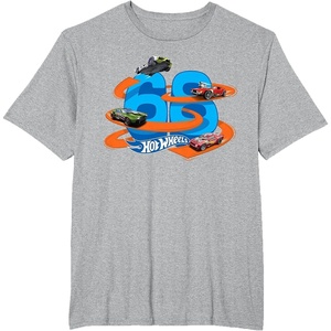 image:imageHot Wheels 68 Looping Track TShirtHeather Grey