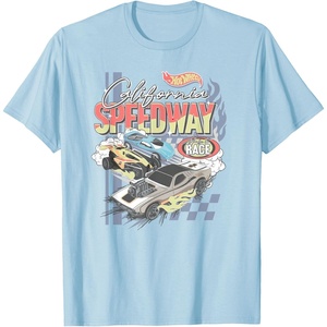 image:imageHot Wheels 90s Vintage California Speedway Made to Race TShirtBaby Blue