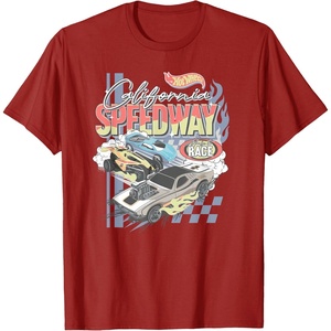 image:imageHot Wheels 90s Vintage California Speedway Made to Race TShirtCranberry Red