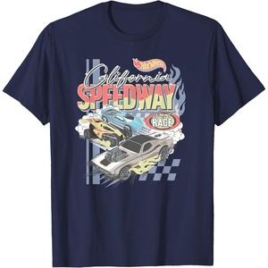image:imageHot Wheels 90s Vintage California Speedway Made to Race TShirtNavy Blue