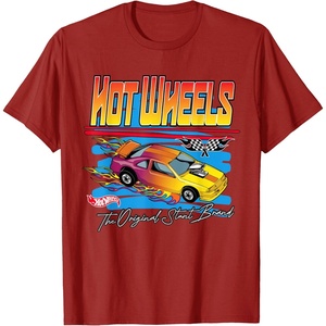 image:imageHot Wheels 90s Vintage Original Stunt Brand TShirtCranberry Red