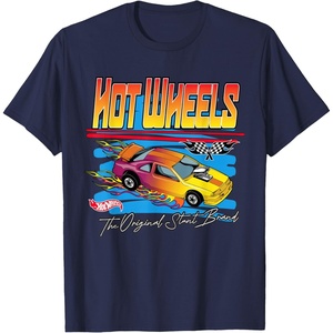 image:imageHot Wheels 90s Vintage Original Stunt Brand TShirtNavy Blue
