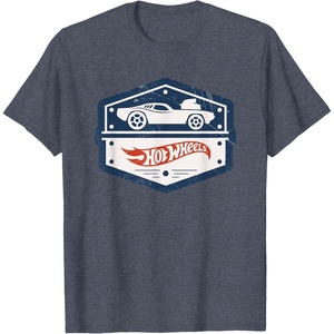 image:imageHot Wheels Badge TShirtHeather Blue