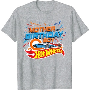 image:imageHot Wheels Birthday Confetti Mother of Birthday Boy TShirt Tee for Women and MenHeather Grey