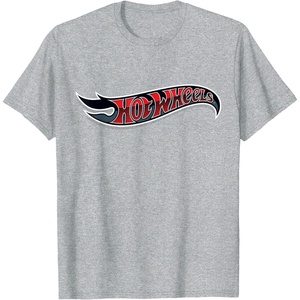 image:imageHot Wheels Black and Red Logo TShirtHeather Grey