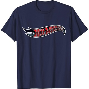image:imageHot Wheels Black and Red Logo TShirtNavy Blue