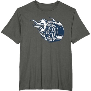 image:imageHot Wheels Blue Flaming Tire TShirtAsphalt Grey