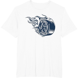 image:imageHot Wheels Blue Flaming Tire TShirtWhite