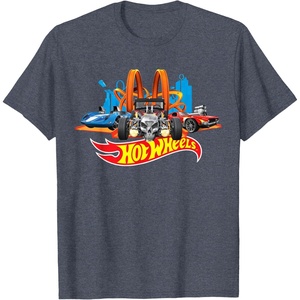 image:imageHot Wheels Bone Shaker TShirtHeather Blue