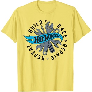 image:imageHot Wheels Build Race Repair Repeat TShirtLemon Yellow