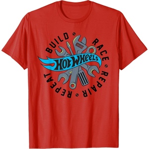 image:imageHot Wheels Build Race Repair Repeat TShirtRed