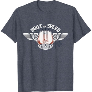 image:imageHot Wheels Built for Speed TShirtHeather Blue
