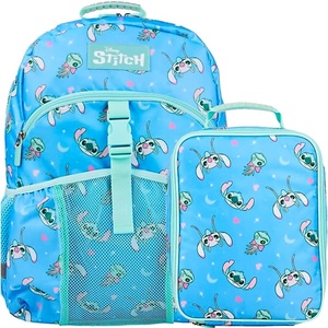 image:imageHot Wheels Cars amp Titles AllOver Print 16 Backpack amp Lunch Kit SetDisneys Stitch Blue