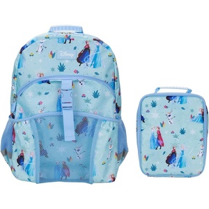 image:imageHot Wheels Cars amp Titles AllOver Print 16 Backpack amp Lunch Kit SetFrozen Elsa and Anna Blue