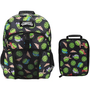image:imageHot Wheels Cars amp Titles AllOver Print 16 Backpack amp Lunch Kit SetTmnt Classic Retro Cartoon
