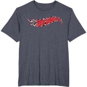 image:imageHot Wheels Checkerboard Logo TShirtHeather Blue