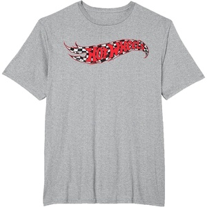 image:imageHot Wheels Checkerboard Logo TShirtHeather Grey
