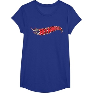 image:imageHot Wheels Checkerboard Logo TShirtRoyal Blue