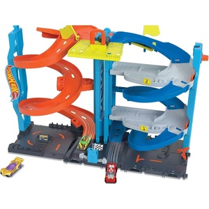 image:imageHot Wheels City Transforming Race Tower amp 1 Toy CarRace Tower