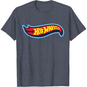 image:imageHot Wheels Classic Bold Logo TShirtHeather Blue