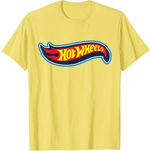 image:imageHot Wheels Classic Bold Logo TShirtLemon Yellow
