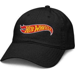 image:imageHot Wheels Classic Logo White Border Adjustable Baseball HatBlack