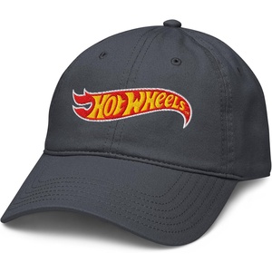 image:imageHot Wheels Classic Logo White Border Adjustable Baseball HatNavy Blue