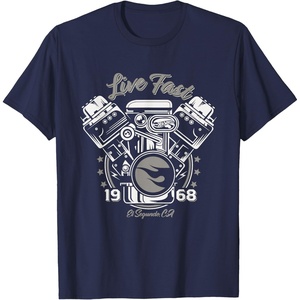 image:imageHot Wheels Live Fast 1968 TShirtNavy Blue