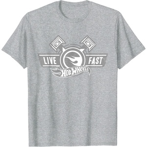 image:imageHot Wheels Live Fast TShirtHeather Grey