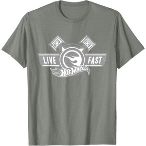 image:imageHot Wheels Live Fast TShirtOlive Heather