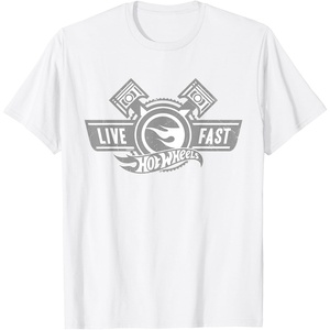 image:imageHot Wheels Live Fast TShirtWhite