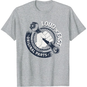 image:imageHot Wheels Loud N Fast Original Parts TShirtHeather Grey