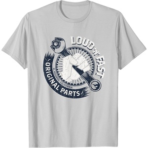 image:imageHot Wheels Loud N Fast Original Parts TShirtSilver Grey
