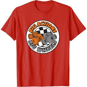 image:imageHot Wheels Monster Trucks  Big Actions Big Wheels TShirtRed