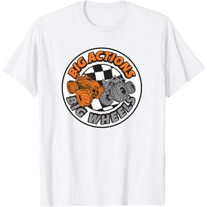 image:imageHot Wheels Monster Trucks  Big Actions Big Wheels TShirtWhite
